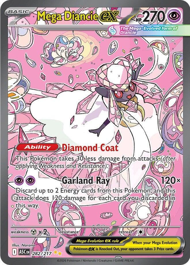 Mega Diancie ex 282/217 (ME: Ascended Heroes)  - Holofoil | Chromatic Games