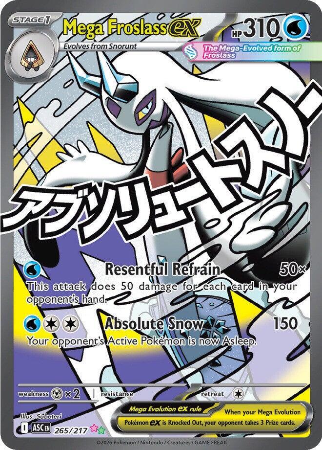 Mega Froslass ex 265/217 (ME: Ascended Heroes)  - Holofoil | Chromatic Games