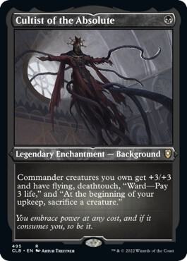 Cultist of the Absolute Foil Etched 495 (Commander Legends: Battle for Baldur's Gate)  - Foil | Chromatic Games