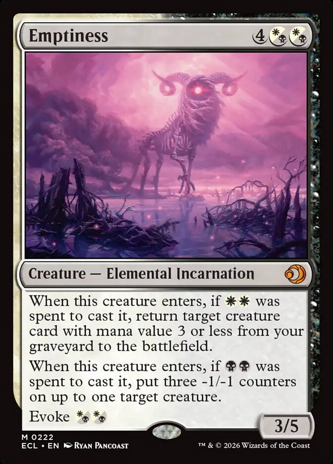 Emptiness 222 (Lorwyn Eclipsed)  - Foil | Chromatic Games