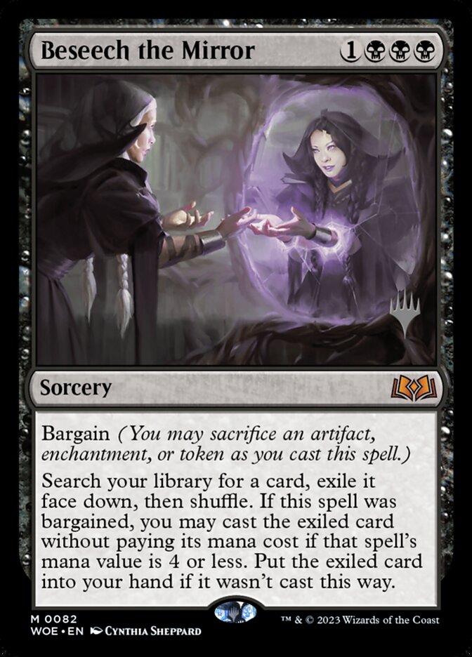 Beseech the Mirror 82p/200 (Promo Pack: Wilds of Eldraine)  - Foil | Chromatic Games