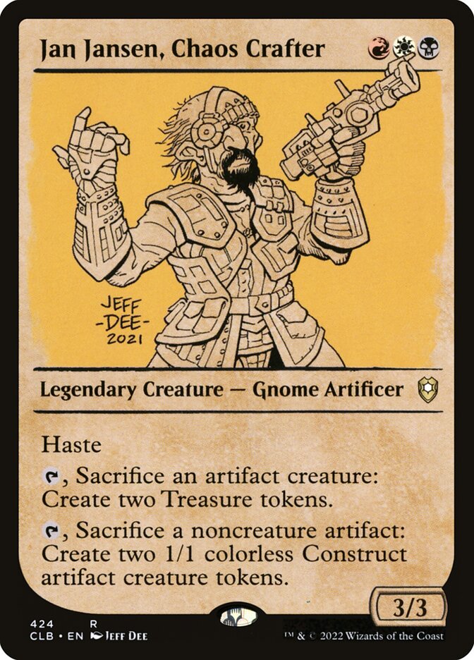 Jan Jansen, Chaos Crafter 424 (Commander Legends: Battle for Baldur's Gate)  - Foil | Chromatic Games