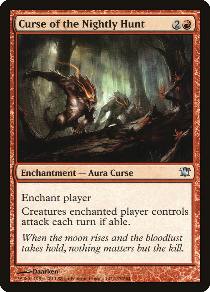 Curse of the Nightly Hunt 137 (Innistrad)  | Chromatic Games