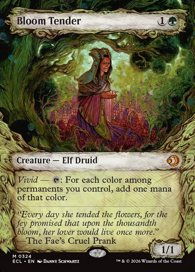 Bloom Tender  324 (Lorwyn Eclipsed)  - Showcase Foil | Chromatic Games