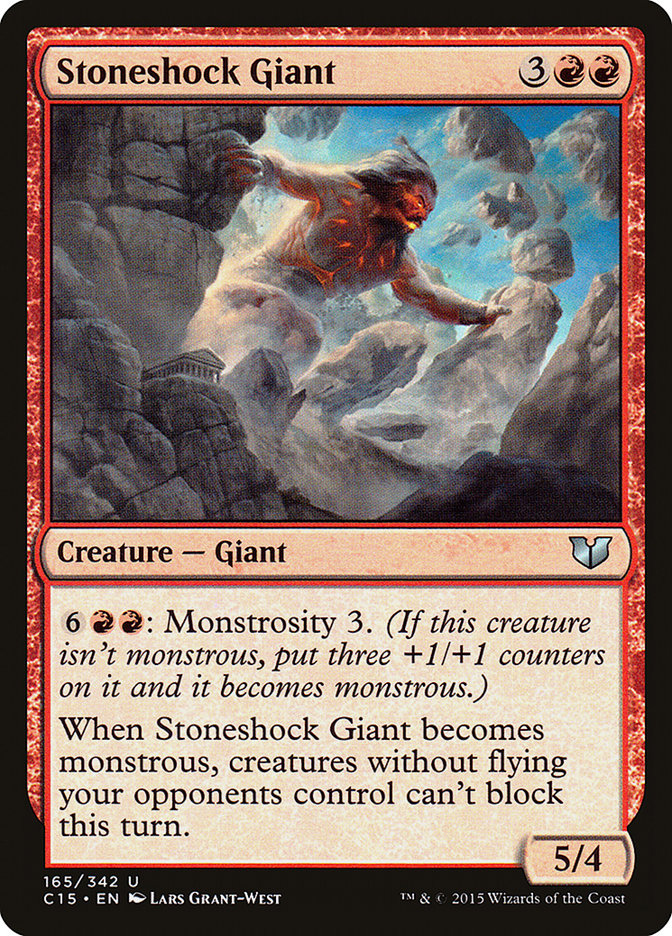 Stoneshock Giant 165/342 (Commander 2015)  | Chromatic Games
