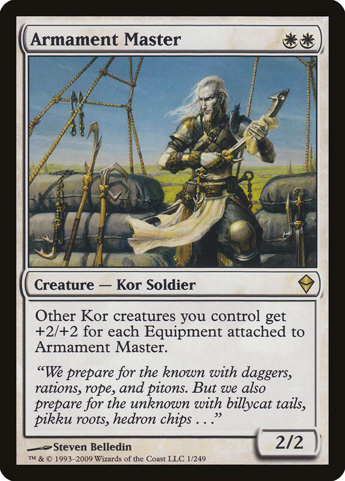 Armament Master 1/249 (Zendikar)  | Chromatic Games