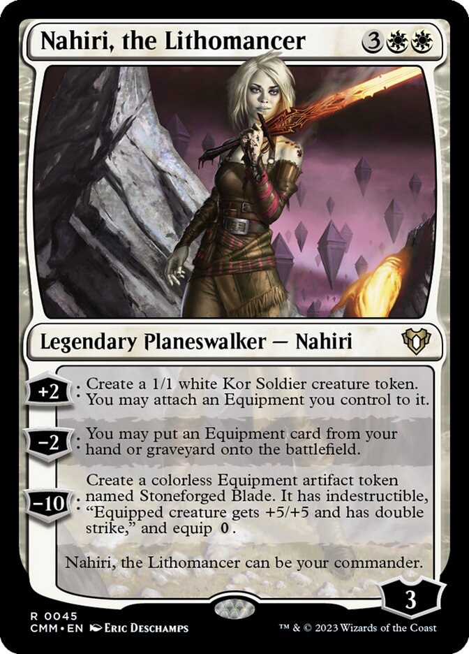 Nahiri, the Lithomancer 45/451 (Commander Masters)  | Chromatic Games