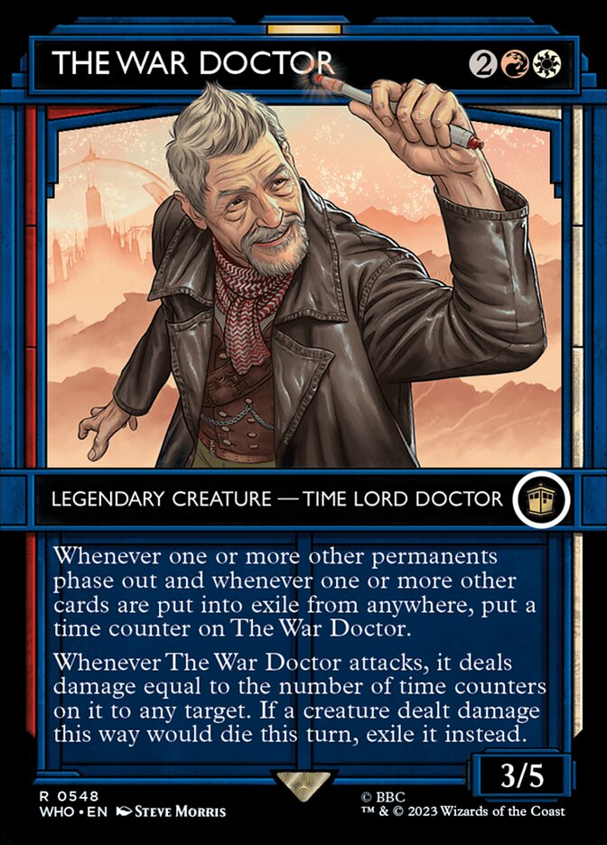 The War Doctor 548/331 (Universes Beyond: Doctor Who)  - Showcase Foil | Chromatic Games