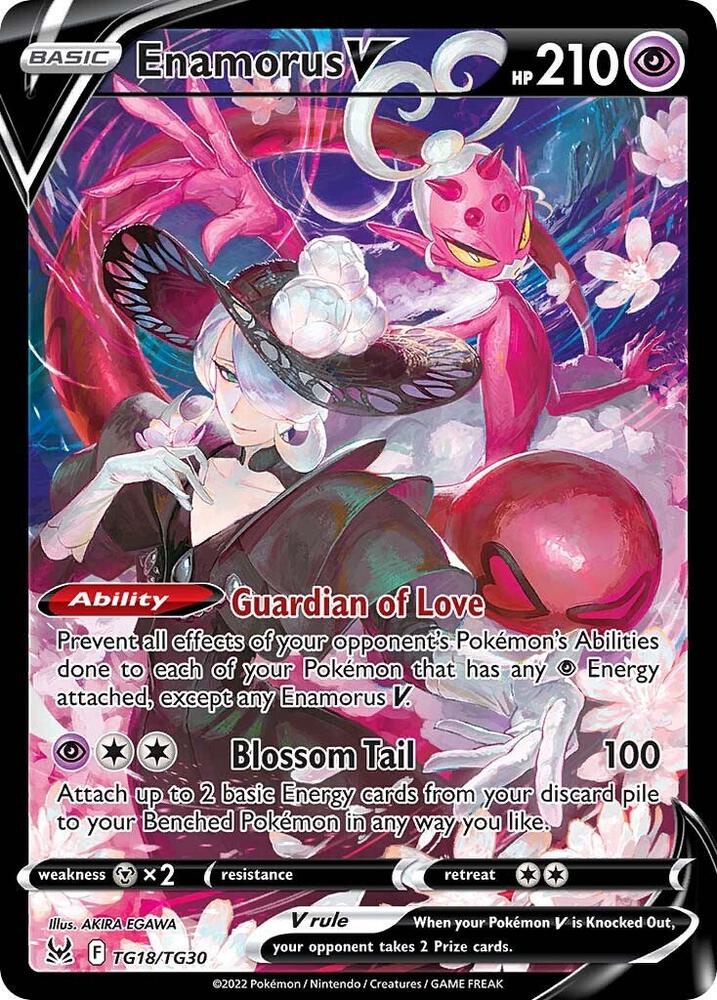 Enamorus V TG18/TG30 (SWSH11: Lost Origin Trainer Gallery)  - Holofoil | Chromatic Games