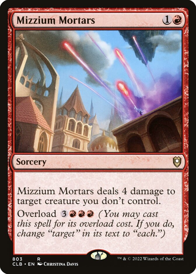 Mizzium Mortars 803 (Commander Legends: Battle for Baldur's Gate)  | Chromatic Games