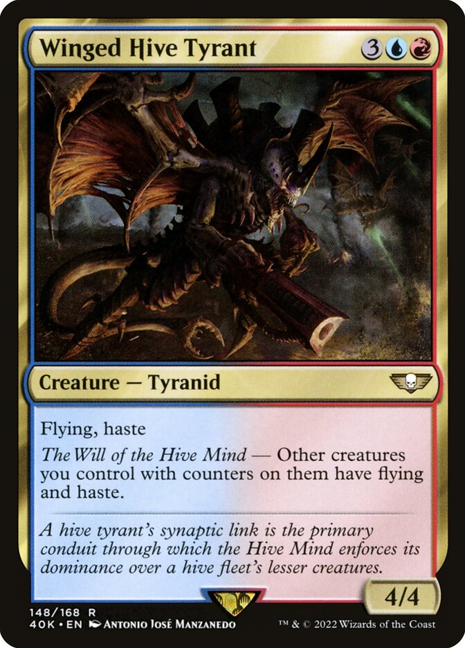 Winged Hive Tyrant 148 (Universes Beyond: Warhammer 40,000)  | Chromatic Games