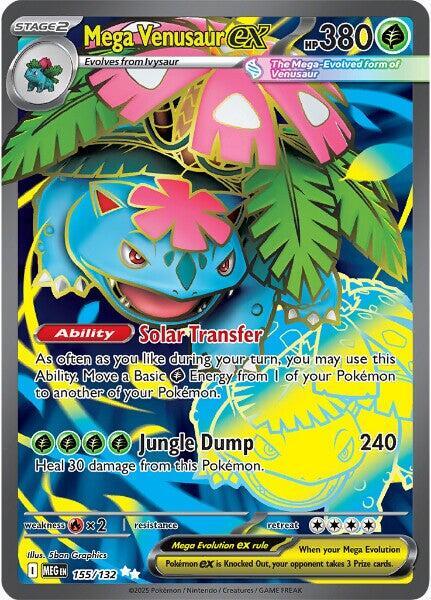 Mega Venusaur ex 155/132 (ME01: Mega Evolution)  - Holofoil | Chromatic Games