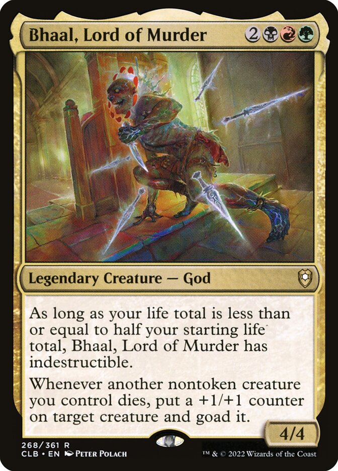 Bhaal, Lord of Murder 268 (Commander Legends: Battle for Baldur's Gate)  | Chromatic Games