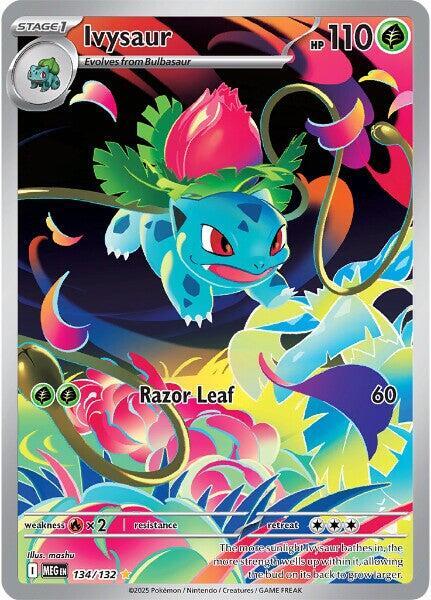Ivysaur 134/132 (ME01: Mega Evolution)  - Holofoil | Chromatic Games