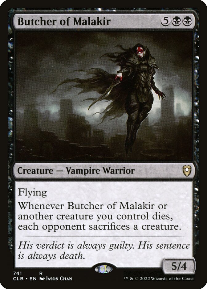 Butcher of Malakir 741 (Commander Legends: Battle for Baldur's Gate)  | Chromatic Games