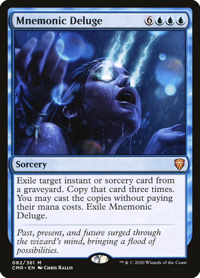 Mnemonic Deluge 82 (Commander Legends)  - Foil | Chromatic Games