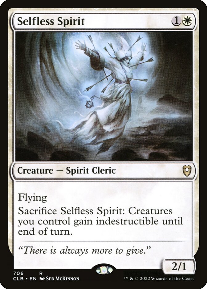Selfless Spirit 706 (Commander Legends: Battle for Baldur's Gate)  | Chromatic Games