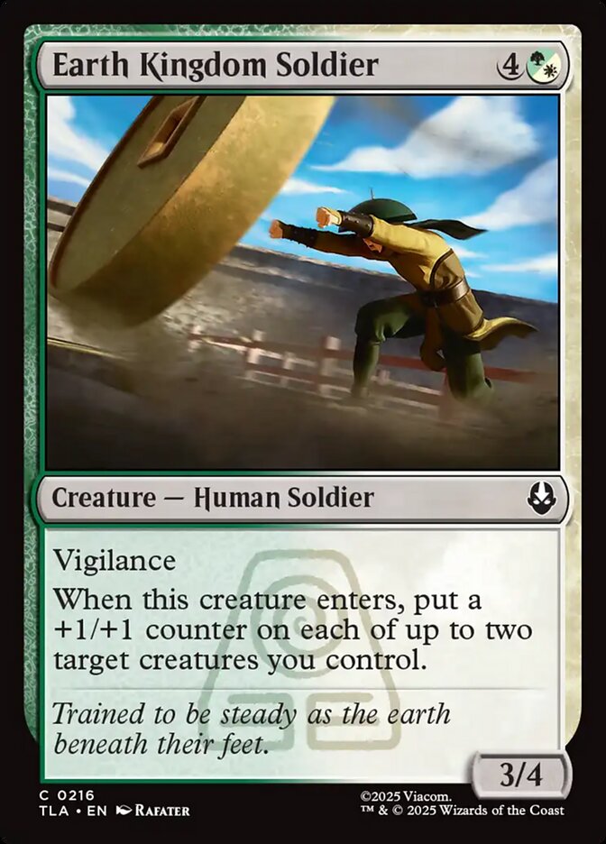 Earth Kingdom Soldier 216 (Avatar: The Last Airbender)  - Foil | Chromatic Games