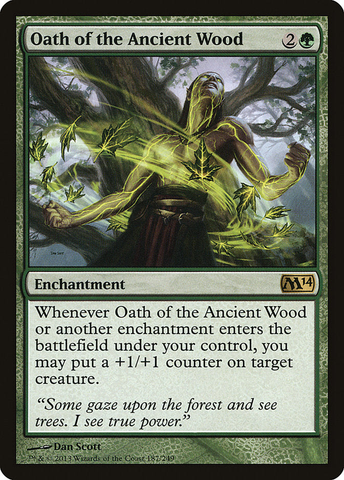 Oath of the Ancient Wood 187 (Magic 2014 (M14))  | Chromatic Games
