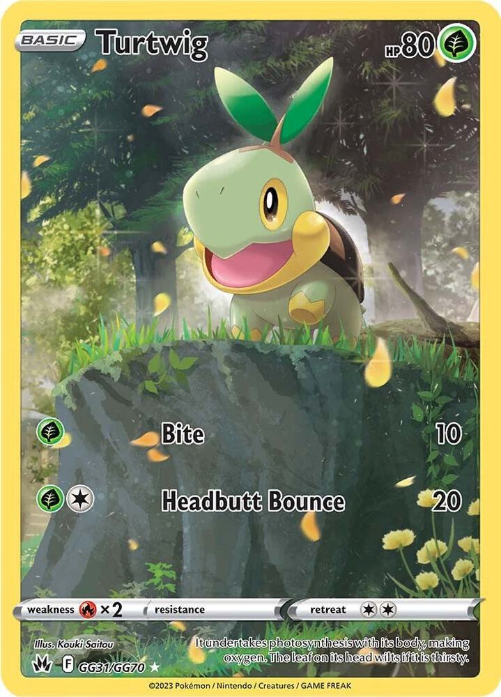 Turtwig GG31/GG70 (Crown Zenith: Galarian Gallery)  - Holofoil | Chromatic Games