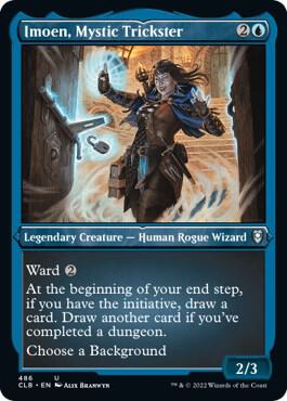 Imoen, Mystic Trickster 486 (Commander Legends: Battle for Baldur's Gate)  - Etched Foil | Chromatic Games