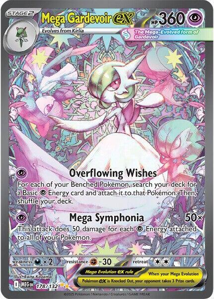 Mega Gardevoir ex 178/132 (ME01: Mega Evolution)  - Holofoil | Chromatic Games