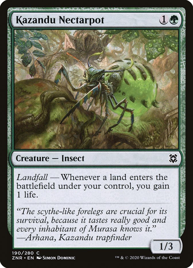 Kazandu Nectarpot 190 (Zendikar Rising)  - Foil | Chromatic Games