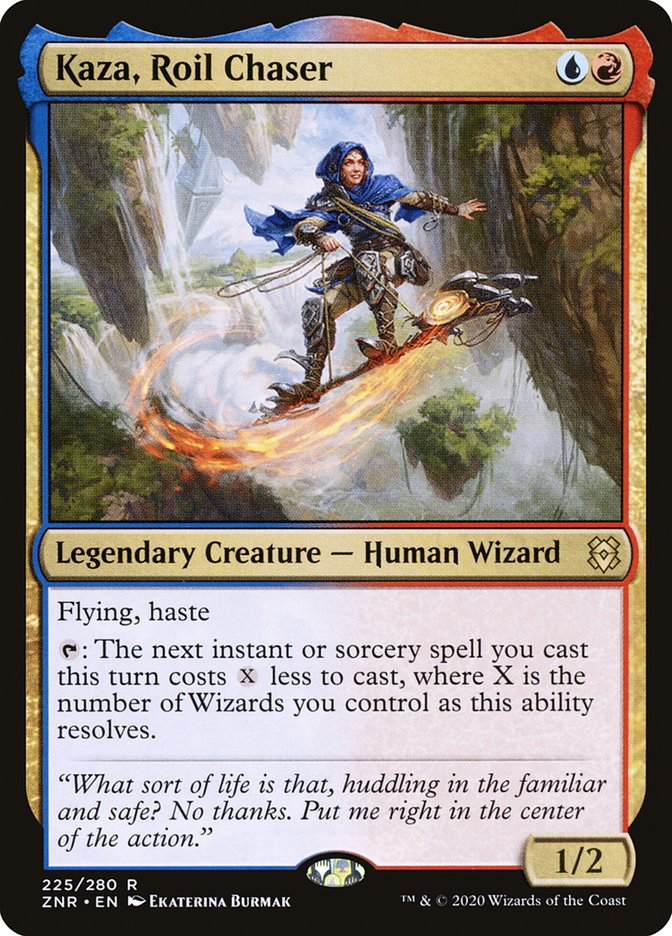 Kaza, Roil Chaser 225 (Zendikar Rising)  | Chromatic Games