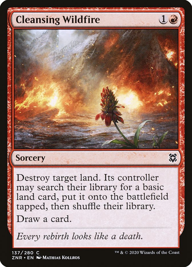Cleansing Wildfire 137/280 (Zendikar Rising)  | Chromatic Games