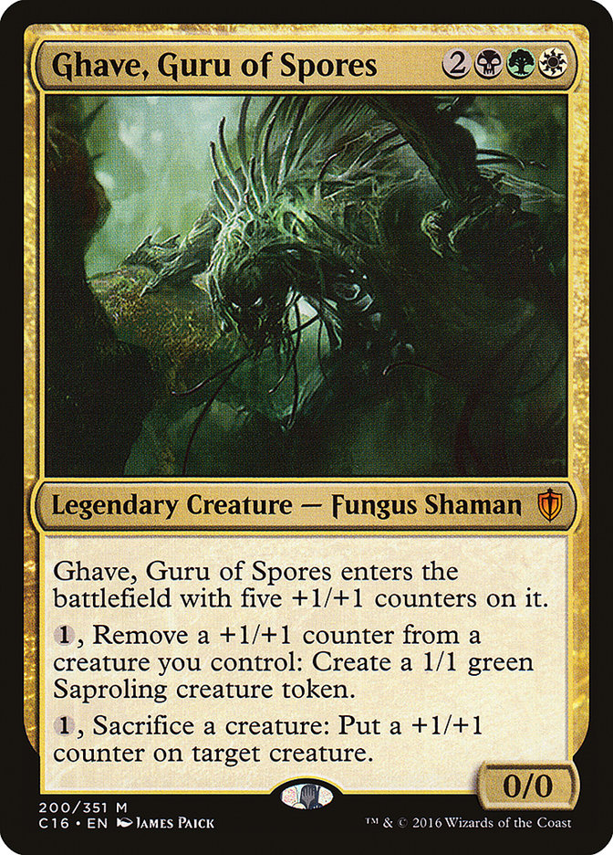 Ghave, Guru of Spores 200/351 (Commander 2016)  | Chromatic Games