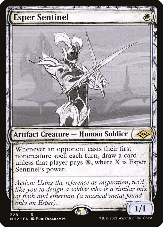Esper Sentinel Showcase 328 (Modern Horizons 2)  - Foil | Chromatic Games