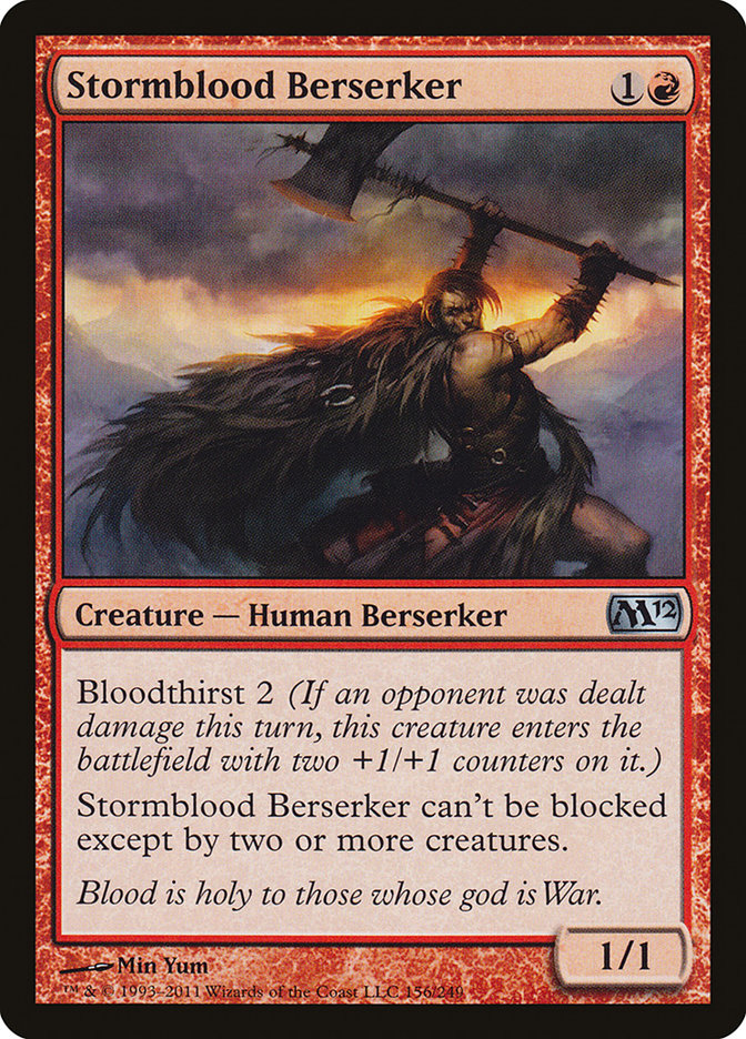 Stormblood Berserker 156/249 (Magic 2012 (M12))  | Chromatic Games