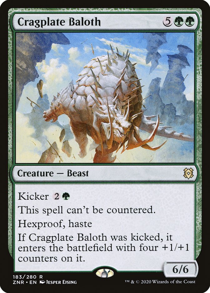 Cragplate Baloth 183/280 (Zendikar Rising)  - Foil | Chromatic Games