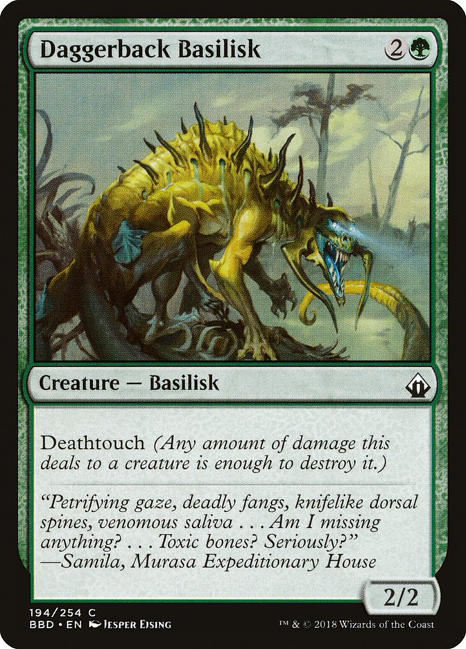 Daggerback Basilisk 194/254 (Battlebond)  | Chromatic Games