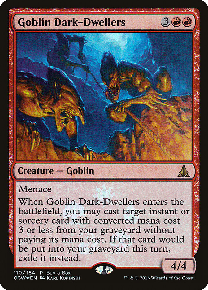 Goblin Dark-Dwellers 110/65 (Buy-A-Box Promos)  - Foil | Chromatic Games