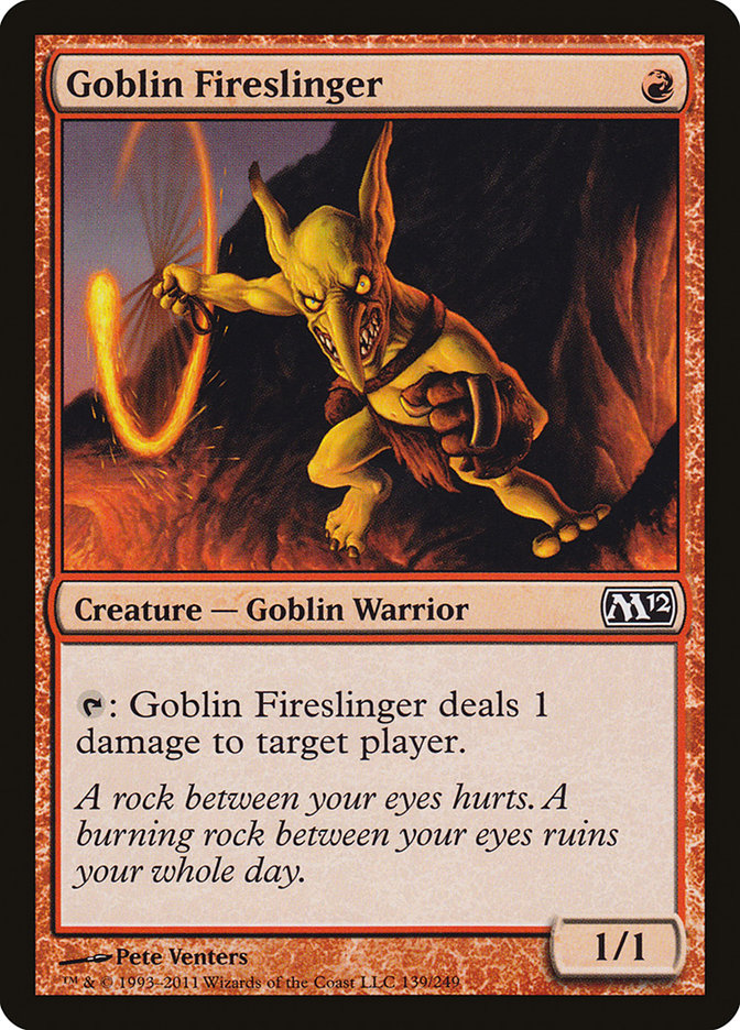 Goblin Fireslinger 139/249 (Magic 2012 (M12))  | Chromatic Games