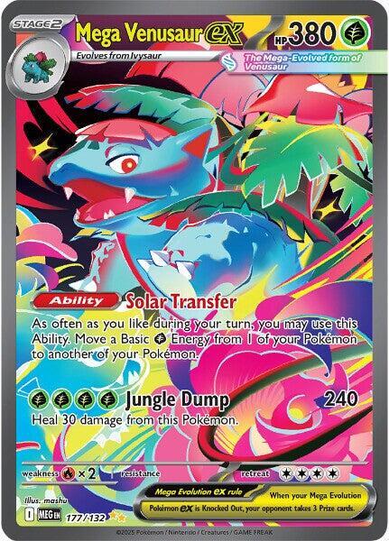 Mega Venusaur ex 177/132 (ME01: Mega Evolution)  - Holofoil | Chromatic Games
