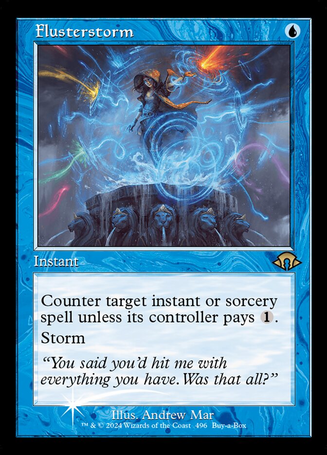 Flusterstorm 496 (Buy-A-Box Promos)  - Foil | Chromatic Games
