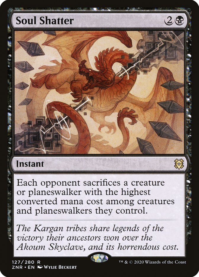 Soul Shatter 127 (Zendikar Rising)  | Chromatic Games