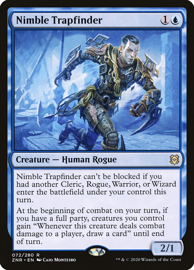 Nimble Trapfinder 72 (Zendikar Rising)  - Foil | Chromatic Games