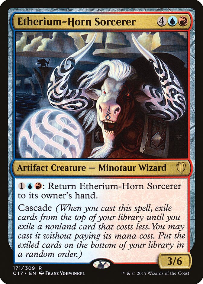Etherium-Horn Sorcerer 171/309 (Commander 2017)  | Chromatic Games