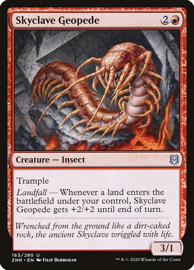 Skyclave Geopede 163/280 (Zendikar Rising)  | Chromatic Games