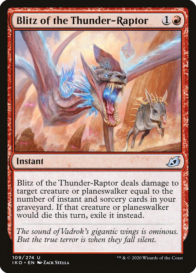 Blitz of the Thunder-Raptor 109 (Ikoria: Lair of Behemoths)  | Chromatic Games