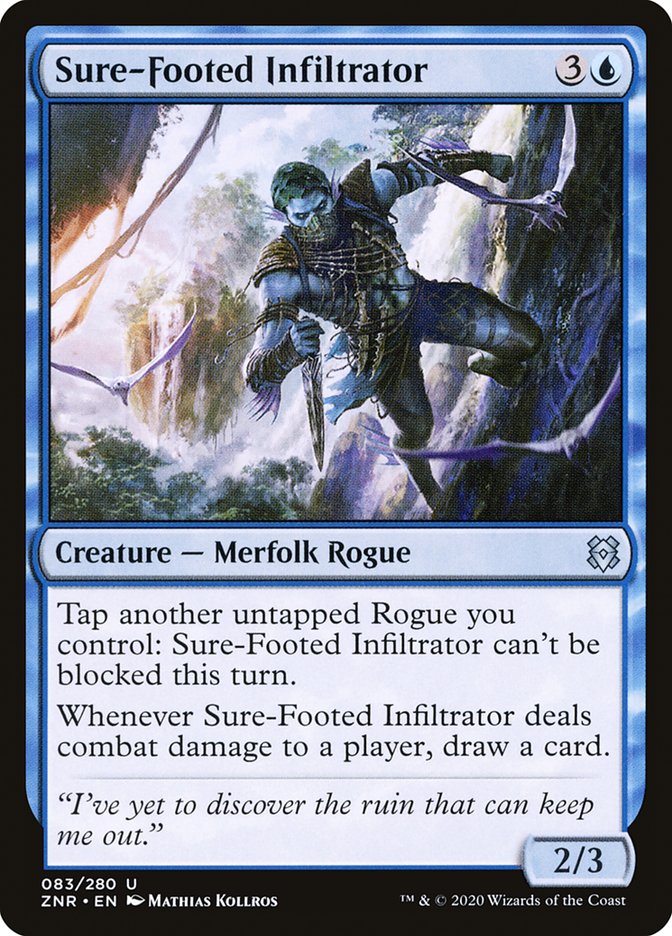 Sure-Footed Infiltrator 83/280 (Zendikar Rising)  | Chromatic Games