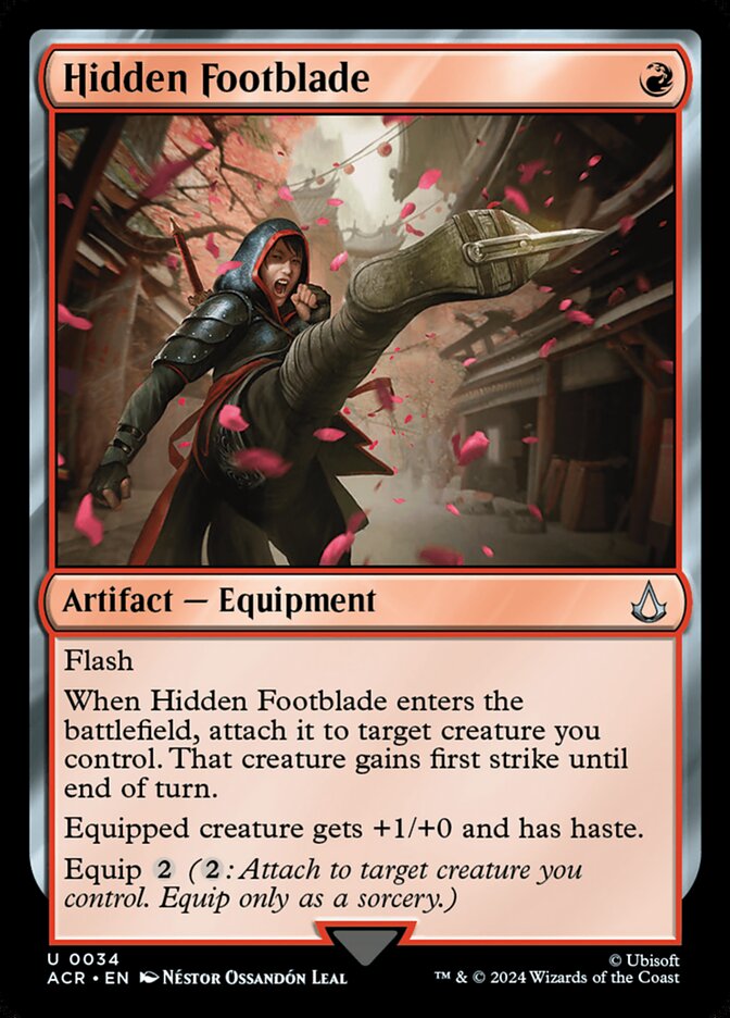 Hidden Footblade 34 (Universes Beyond: Assassin's Creed)  - Foil | Chromatic Games