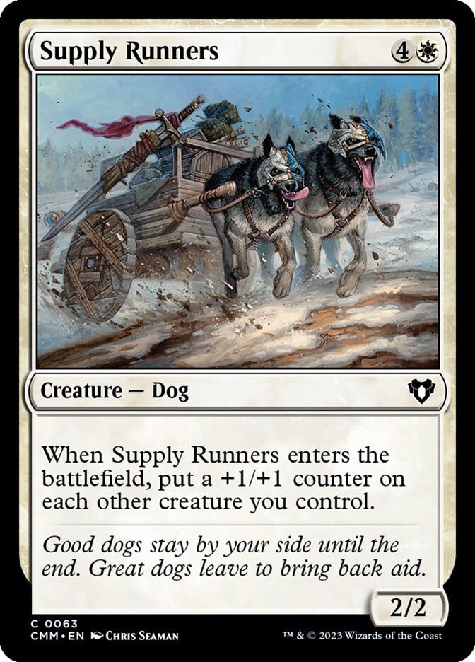 Supply Runners 63/451 (Commander Masters)  - Foil | Chromatic Games