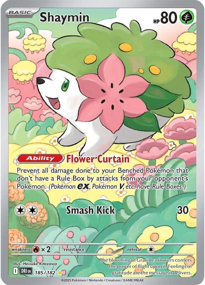 Shaymin 185/182 (SV10: Destined Rivals)  - Holofoil | Chromatic Games