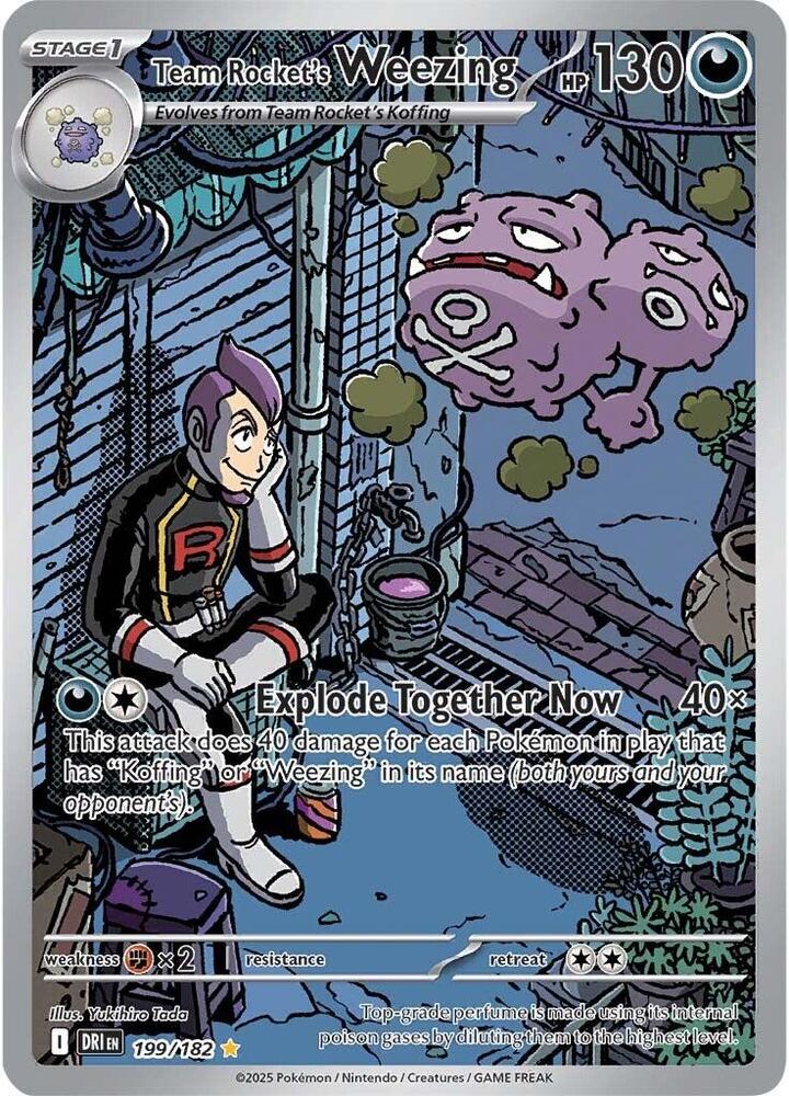 Team Rocket's Weezing 199/182 (SV10: Destined Rivals)  - Holofoil | Chromatic Games