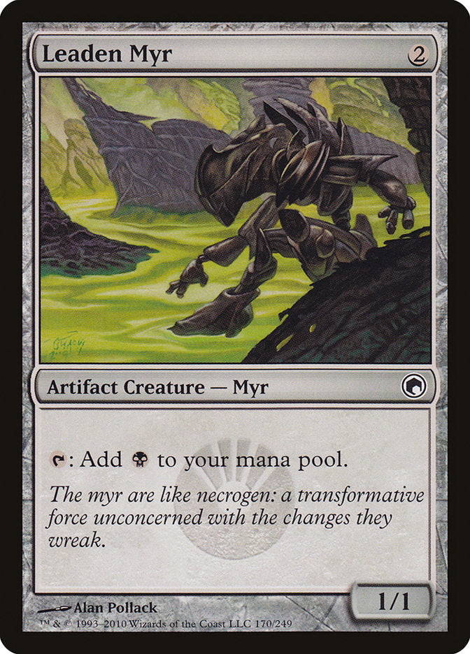 Leaden Myr 170 (Scars of Mirrodin)  | Chromatic Games
