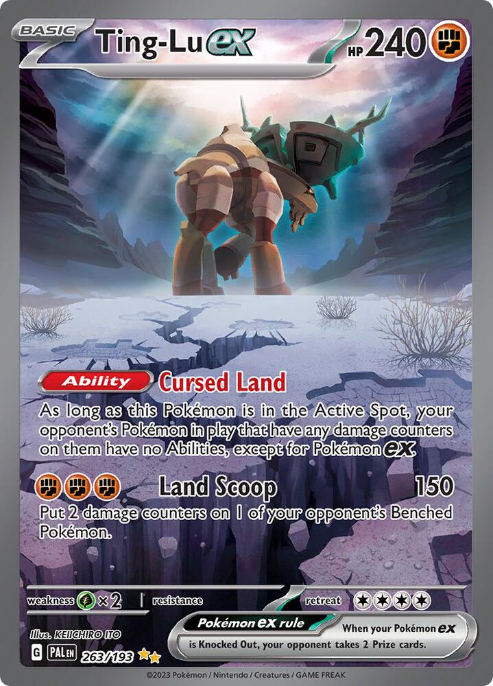 Ting-Lu ex 263/193 (SV02: Paldea Evolved)  - Holofoil | Chromatic Games